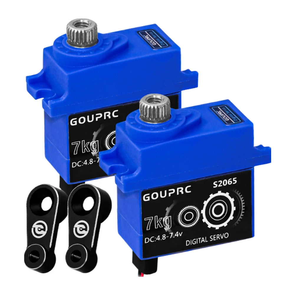 7KG Waterproof Digital RC Servo Metal Gear for TRX4 TRX6 SCX10 RC Car Servo Richie's 2Pcs