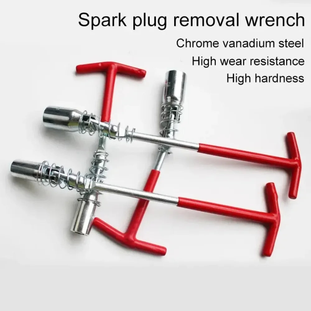 Spark Plug Wrench Set T-Handle CR-V Steel – Car & Motorcycle Spark Plug Wrench Richie's