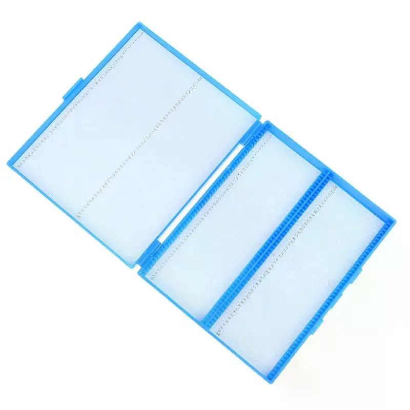 Microscope Slide Storage Box – 100-Slide Plastic Case Microscope Slide Case Richie's