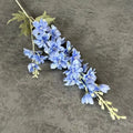 Large Silk Artificial Delphinium Flowers 2-Fork DIY Wedding Decor Artificial Flowers Richie's Blue