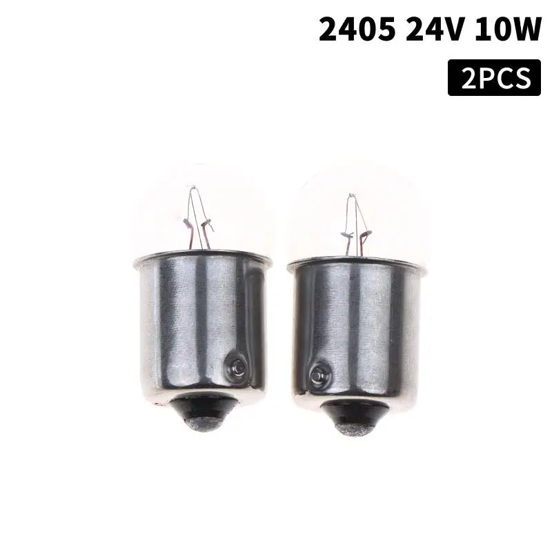 2-Pack Halogen Car Bulbs 1157 1141 12V/24V Amber & Clear Halogen Car Bulbs Richie's A8