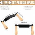 Draw Shave Bark Removal Tool – Ergonomic Wood Debarking Hand Tool Woodworking Hand Tool Richie's