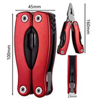 TOTNEND Folding Multi-Tool Pliers – Portable Camping Tool Folding Multi-Tool Richie's red