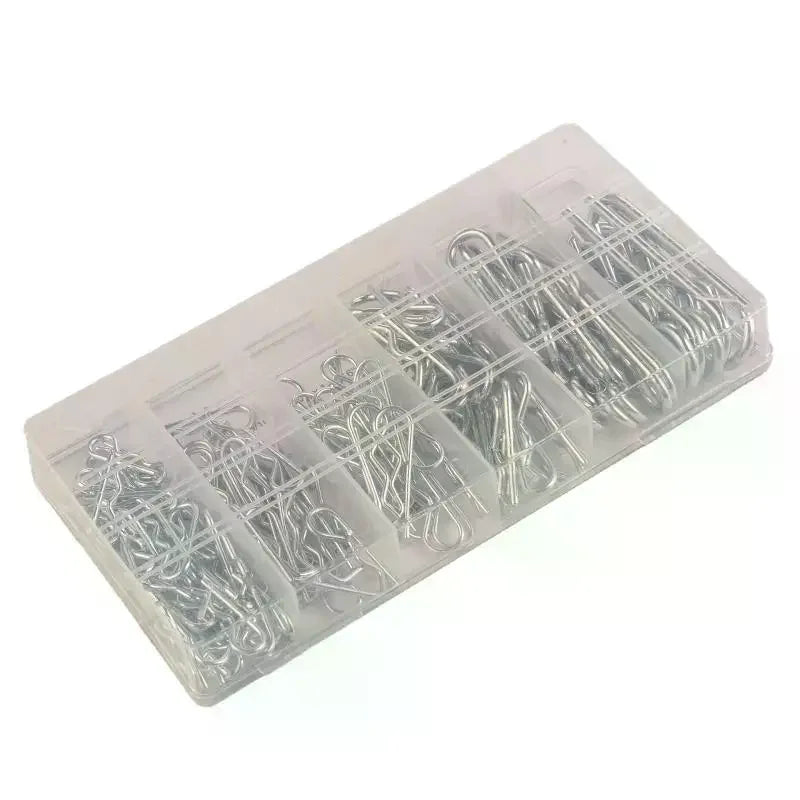 R-Type Cotter Pin Kit 110-150 Pcs Zinc-Plated Carbon Steel Cotter Pin Assortment Richie's 150PCS