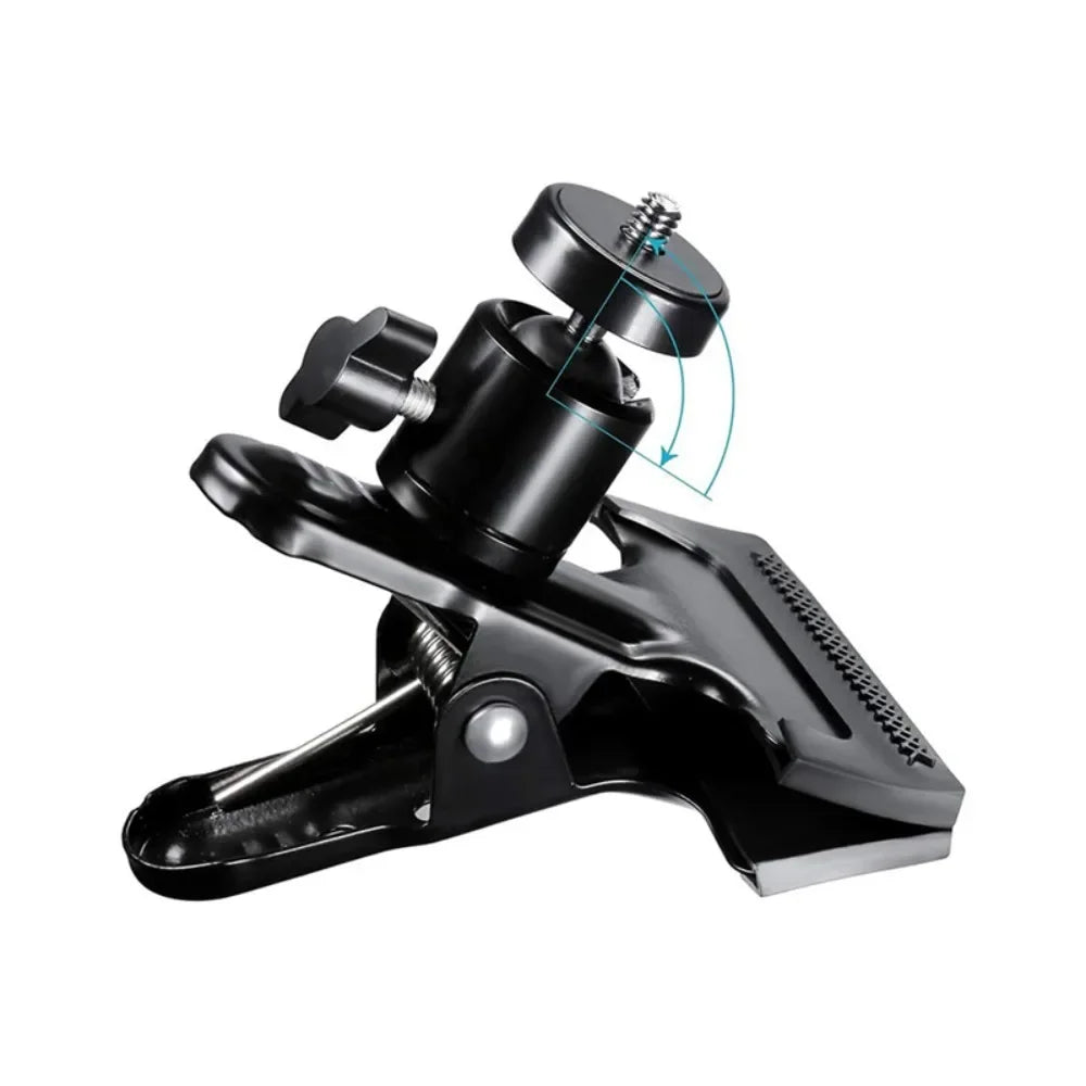 Camera Clip Clamp Mount 360° Ball Head 1/4" Screw GoPro DJI Camera Clip Mount Richie's