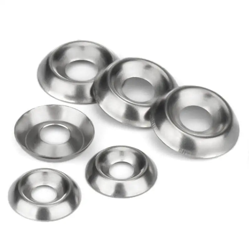 304 Stainless Steel Countersunk Fisheye Concave Washers 100pcs Countersunk Washers Richie's