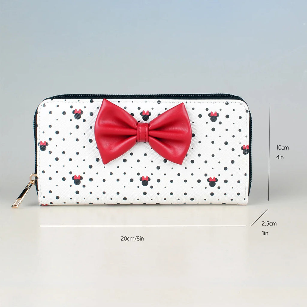 Cute Bow Zipper Women's Wallet – Card Holder & Coin Purse Women's Wallet Richie's