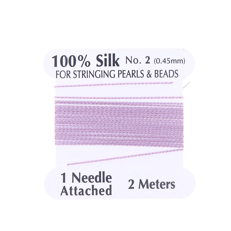 0.45mm Natural Silk Cord Rope – DIY Jewelry Making Thread Jewelry Making Cord Richie's Purple