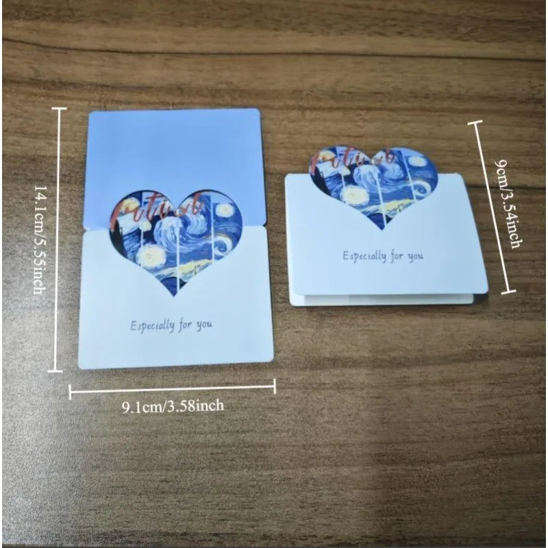 10pcs Oil Painting Style Greeting Cards – Holiday & Birthday Greeting Card Set Richie's