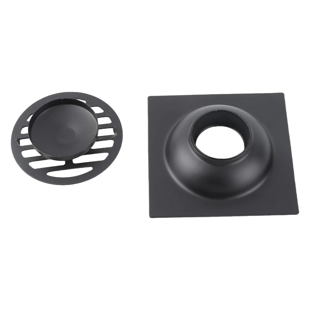 Antique Black Stainless Steel Shower Floor Drain – Odor Proof Shower Floor Drain Richie's