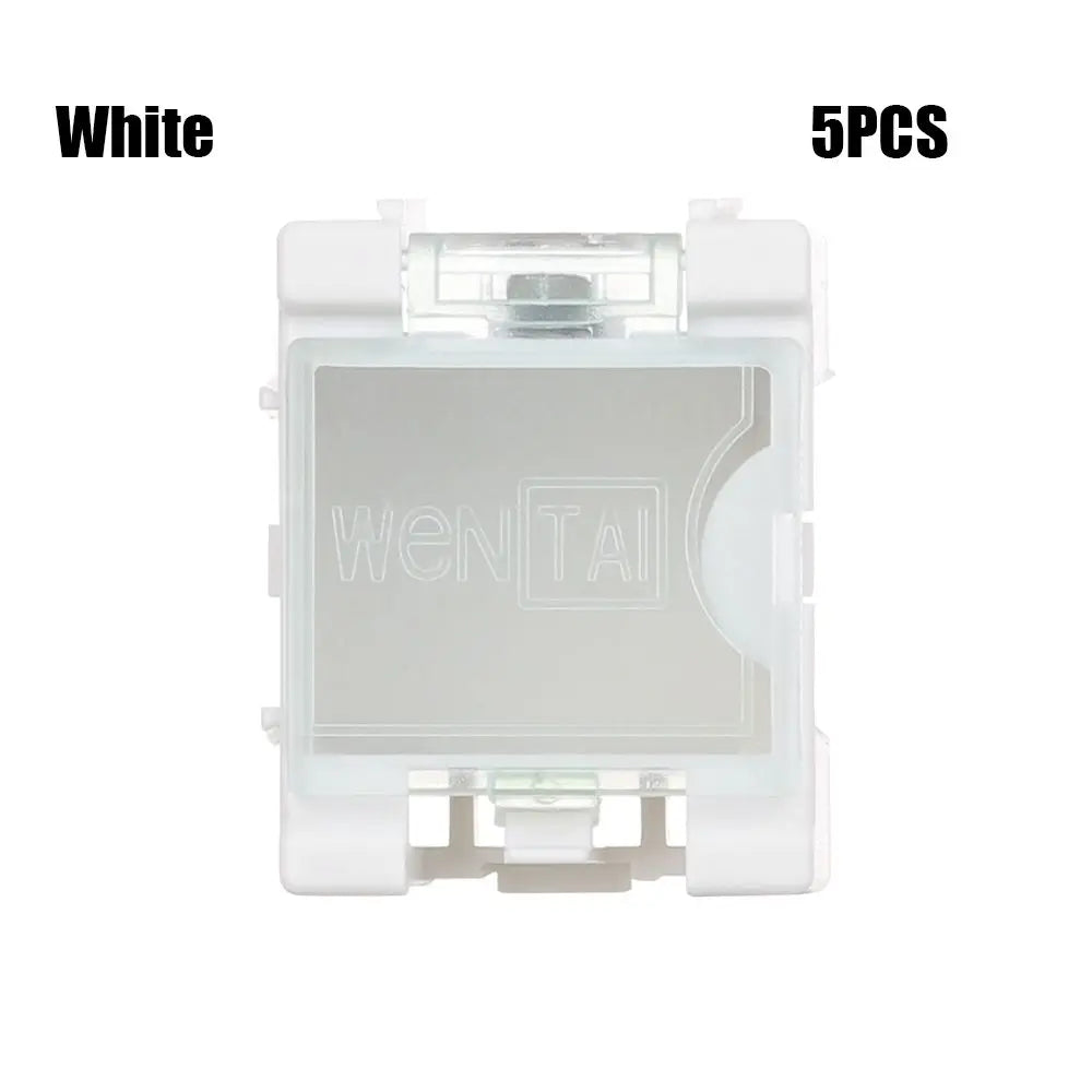 Stackable SMT SMD Component Storage Box – Small Parts Organizer Small Parts Organizer Richie's white-5pcs