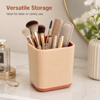 Square Pen Holder with Anti-Tip Base & Rounded Storage Box Pen Holder Organizer Richie's
