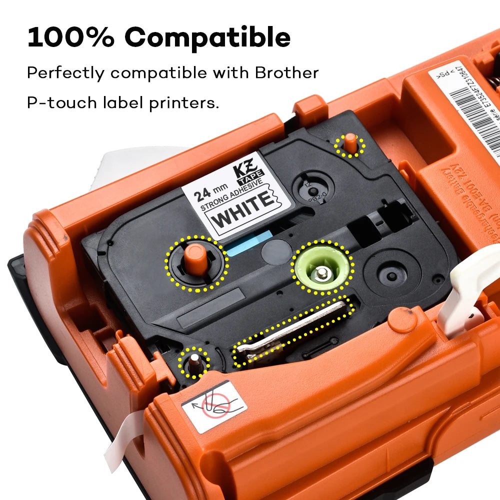 24mm Brother TZe-S251 Compatible Strong Adhesive Label Tape Label Tape Cartridge Richie's