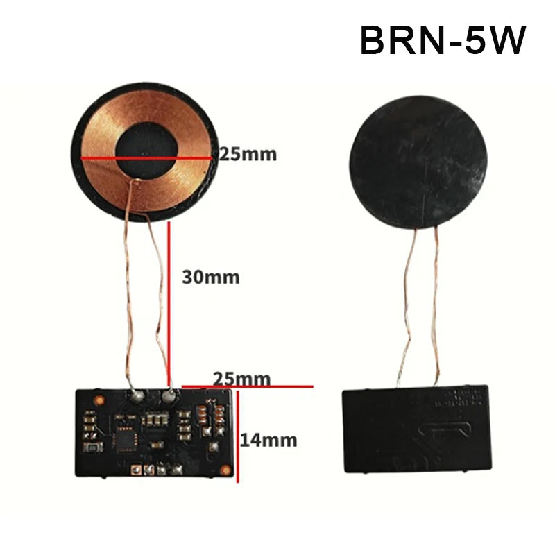 Wireless Charging Receiver Module 3W 5W PCBA Board 5V DIY Wireless Charging Module Richie's A3