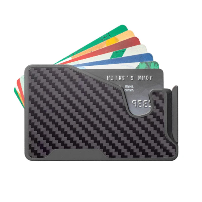 Zeeker MagSafe Magnetic Card Wallet RFID Blocking Slim Men's Magnetic Card Wallet Richie's blackvoluntarily