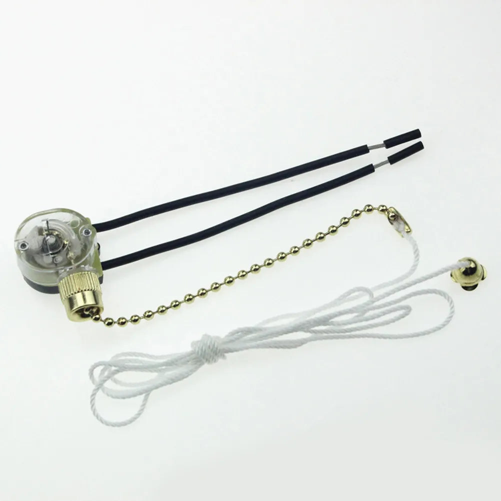 Pull-Chain Switch for Ceiling Fan Lights – On/Off Control Pull Chain Switch Richie's