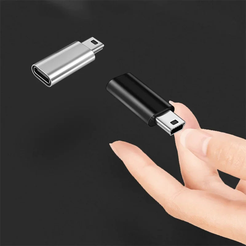 Mini USB to USB-C Adapter 5-Pin Data Transfer Connector USB Adapter Richie's