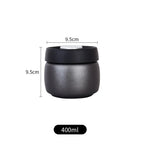Stainless Steel Vacuum Sealed Coffee Canister 400–1200ml Vacuum Coffee Canister Richie's Black 400ML