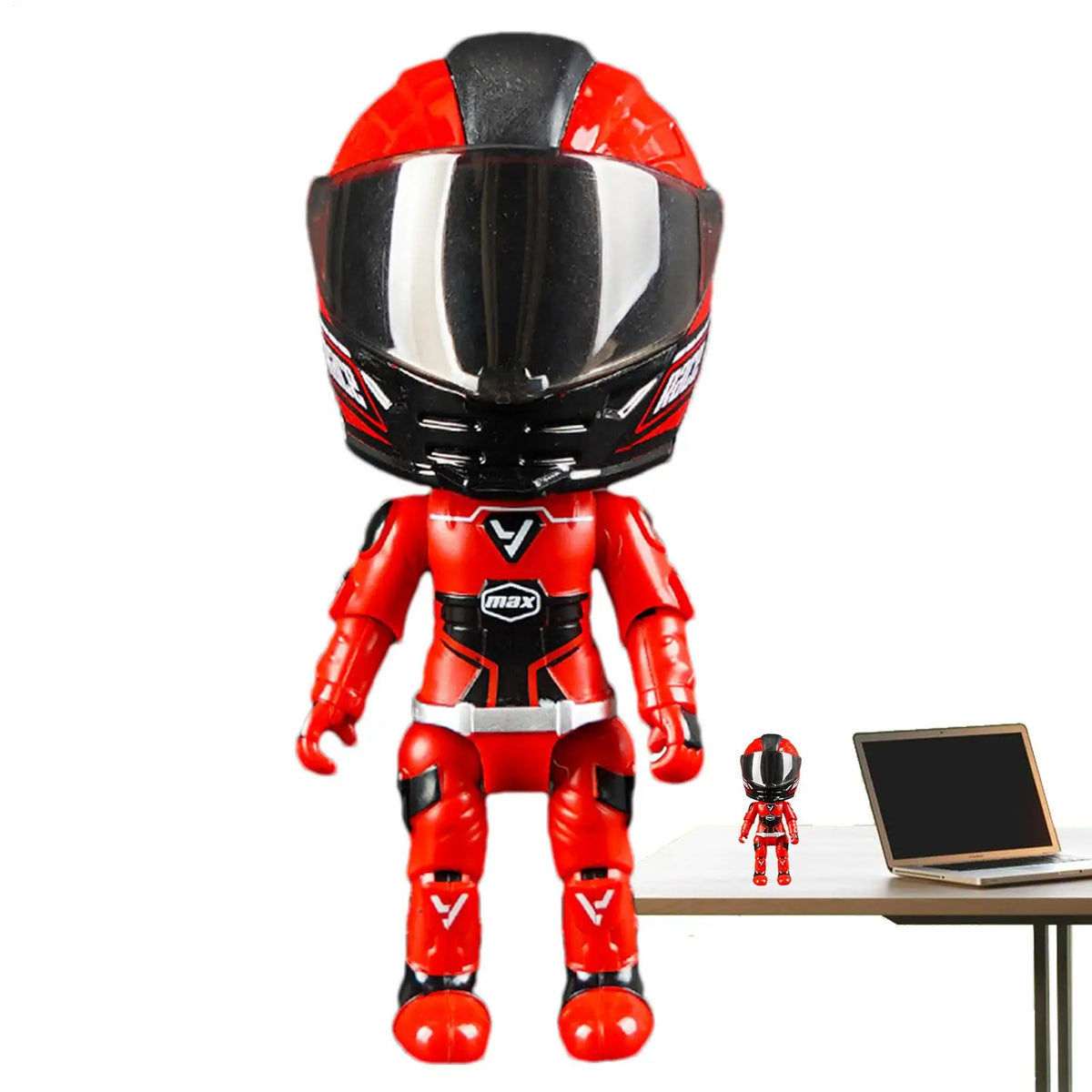 Transforming Motorcycle Rider Action Figure Q Version Toy Action Figure Toy Richie's