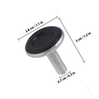 12Pcs Adjustable Furniture Leveler Feet M8x25mm – Black Furniture Leveling Feet Richie's