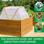 Foldable Greenhouse Plant Cover – Reusable Garden Row Cage Garden Plant Cover Richie's