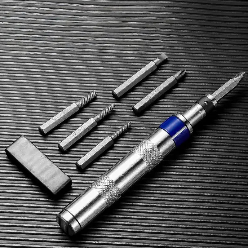 6-in-1 Impact Screwdriver Kit – 1/4" Fastener Remover Tool Impact Screwdriver Kit Richie's