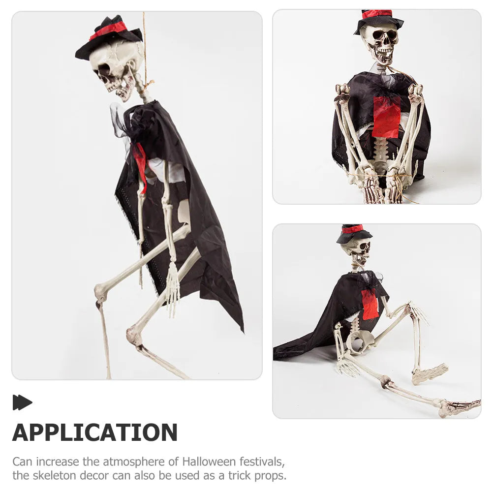 Realistic Full Body Hanging Skeleton Halloween Decoration 90cm Halloween Decoration Richie's