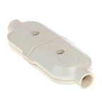 2-Pin EU Plug Male Female Power Connector Socket Extension Power Connector Plug Richie's