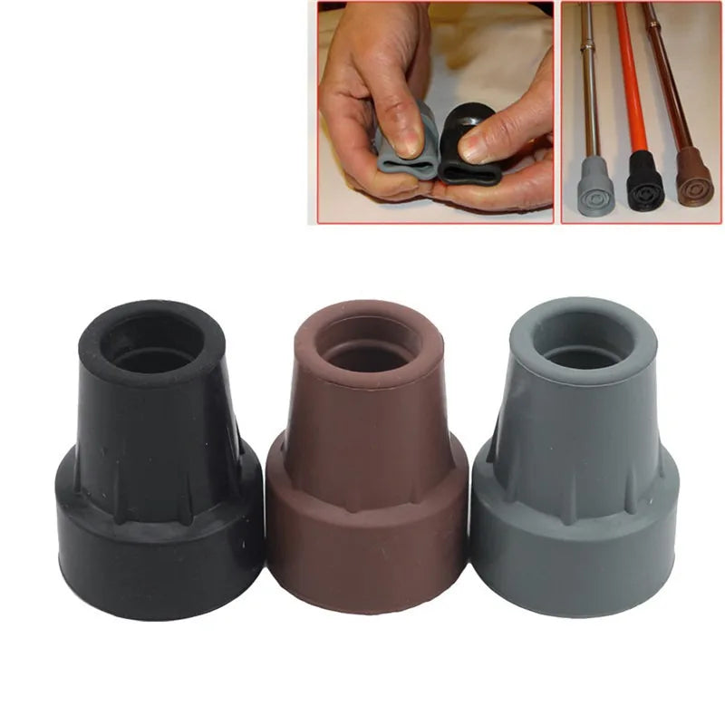 19mm Rubber Walking Stick Ferrule Heavy Duty End Cap Cover Walking Stick Ferrule Richie's
