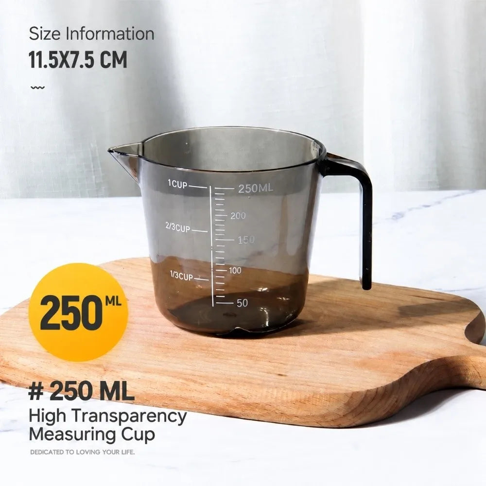 Transparent Measuring Cup with Scale, Pour Spout & Handle Measuring Cup Richie's 250ml