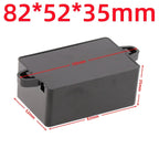 Waterproof ABS Plastic Project Box Electronic Enclosure Case Electronic Enclosure Box Richie's 82x52x35mm-Black