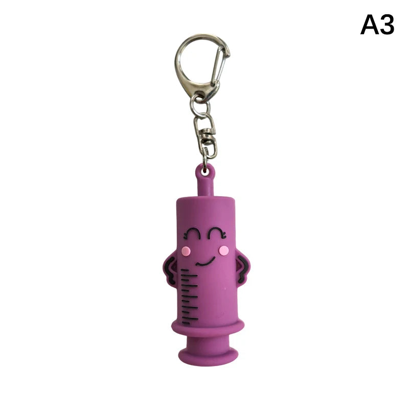 Syringe Ampoule Opener Keychain with Rubber Cutter | 1 Pc Ampoule Opener Tool Richie's A3