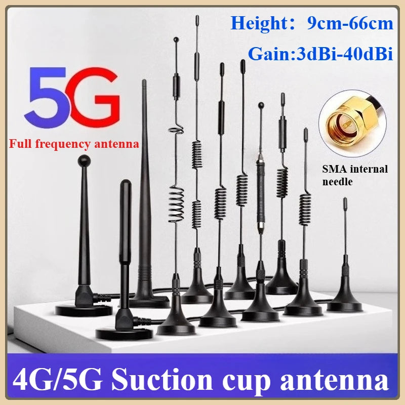 4G 5G Suction Cup Antenna GPRS GSM Router Module 3–40 dBi Cellular Signal Antenna Richie's