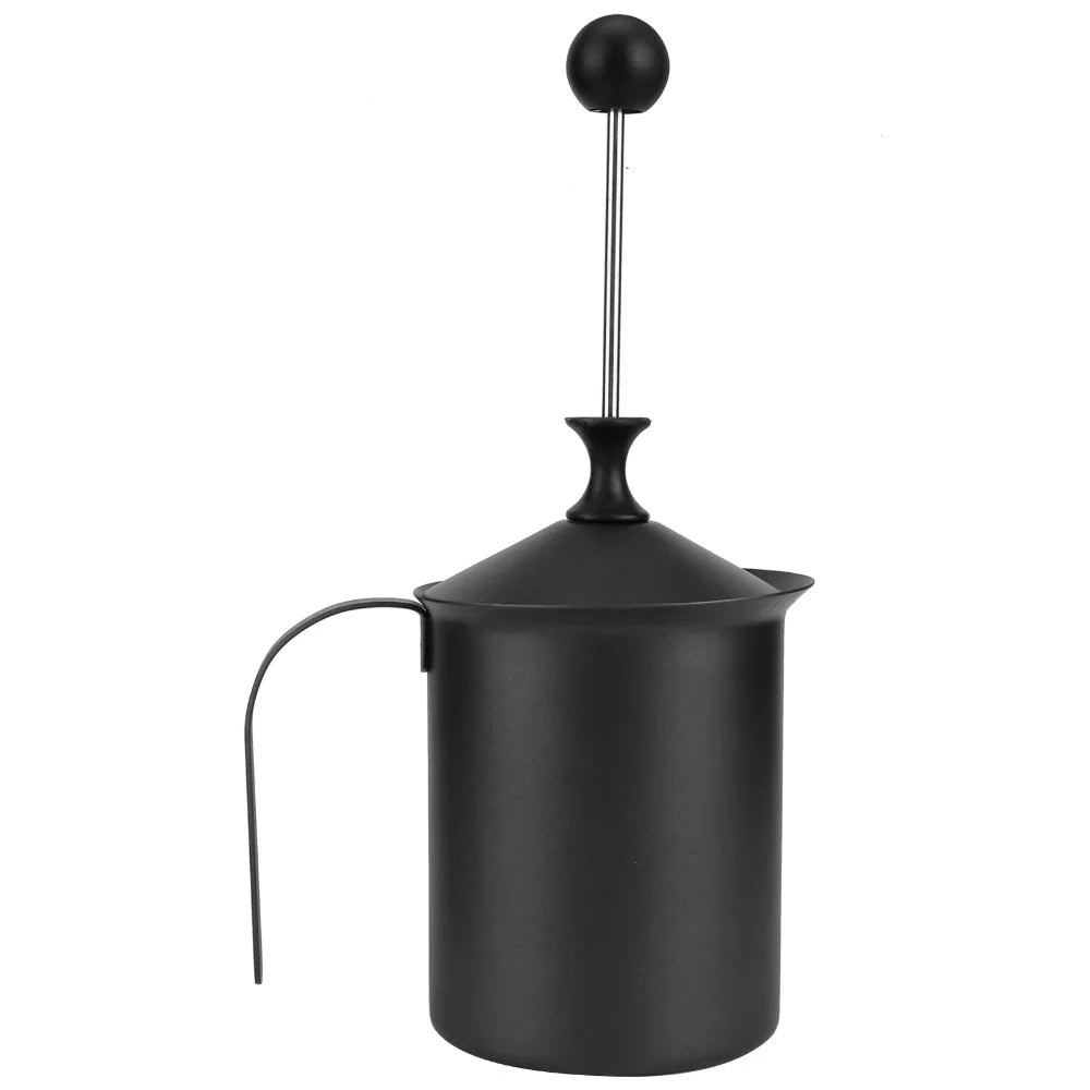 Manual Stainless Steel Milk Frother – Double Mesh Coffee Foamer Manual Milk Frother Richie's