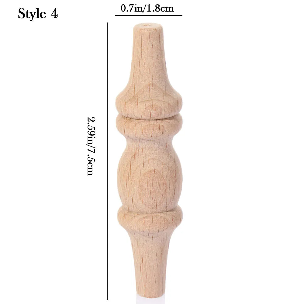 Vintage Wood Carved Furniture Leg – European Style Cabinet Foot Furniture Leg Richie's 4