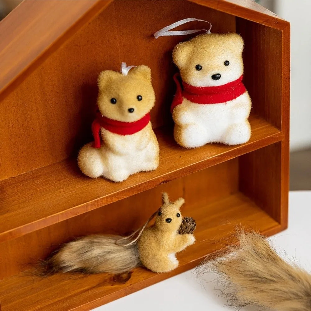 Foam Christmas Squirrel Ornament – Holiday Tree Pendant Decor Christmas Ornament Richie's