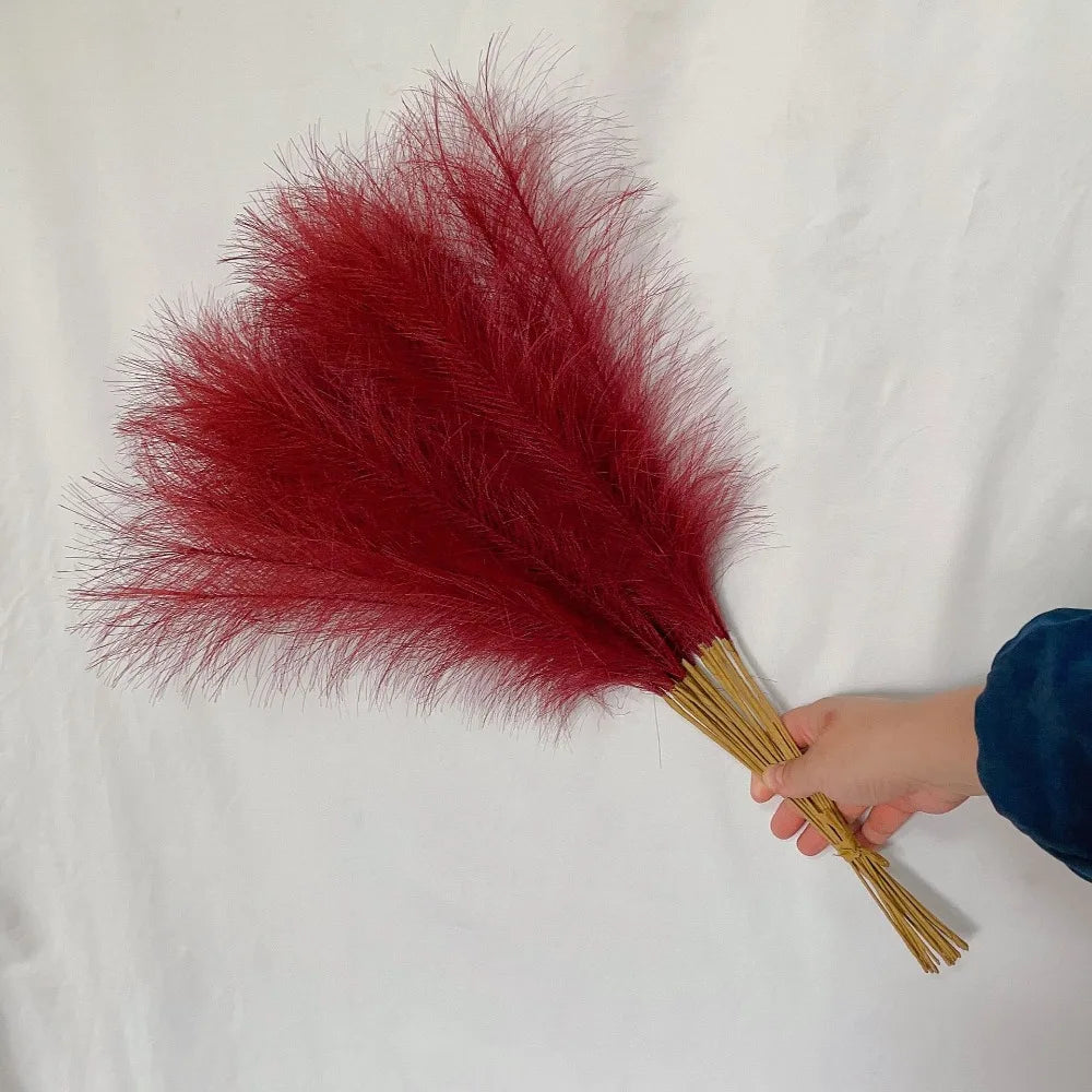 10PCS Fluffy Pampas Grass Artificial Stems 55CM | Wedding Decor Artificial Pampas Grass Richie's 22