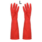 Thick Latex Dishwashing Gloves Extended Cuff | Kitchen Cleaning Household Cleaning Gloves Richie's 45cm 1 pair