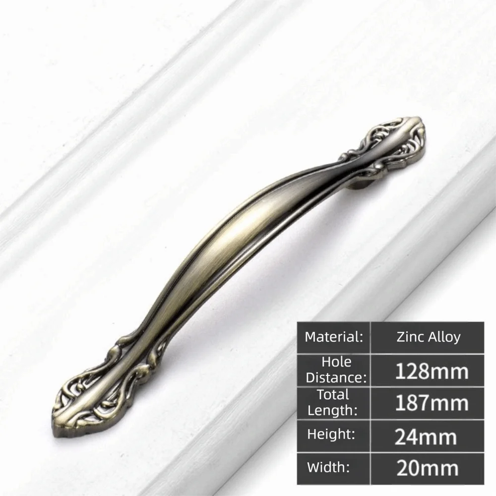 Zinc Alloy Cabinet Handles Antique Bronze Drawer Pulls Cabinet Drawer Pulls Richie's Style-2