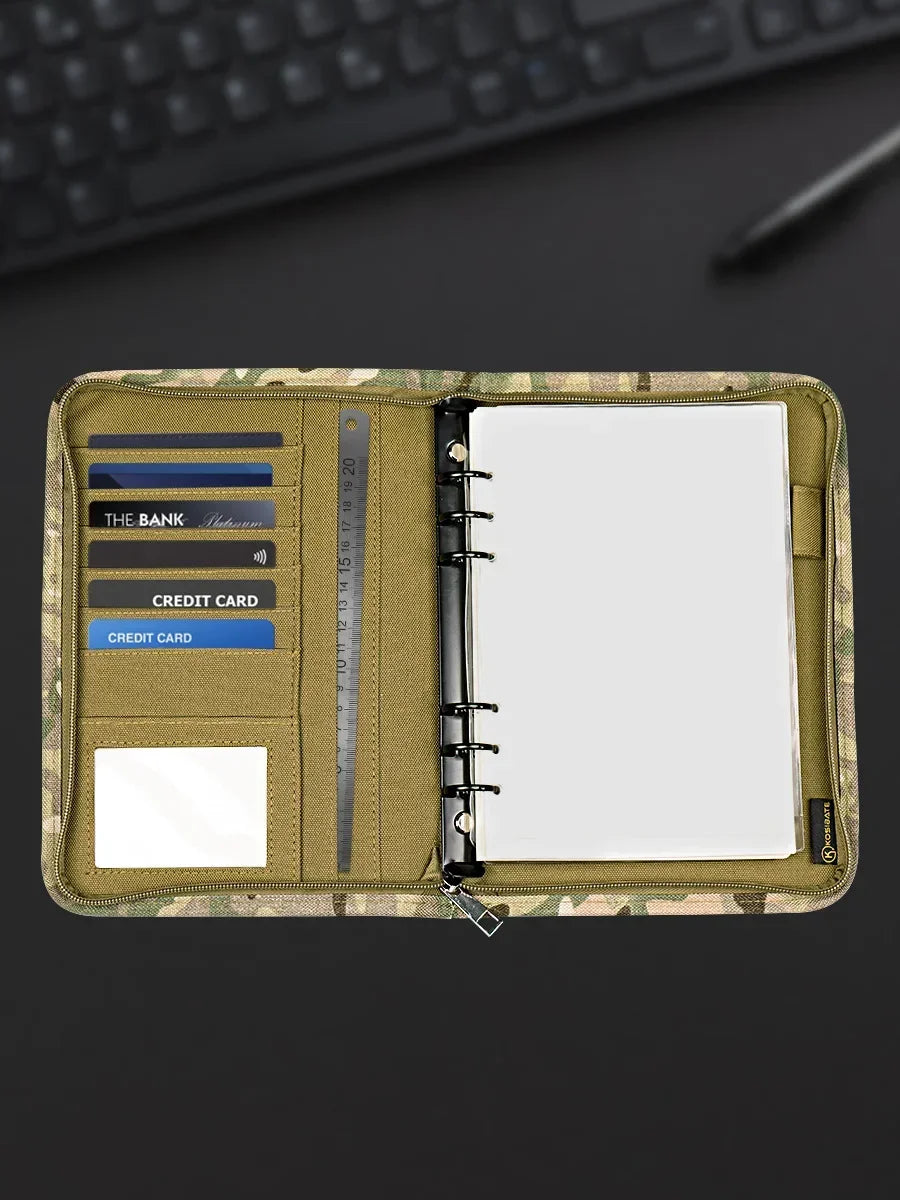 A5 Tactical Padfolio Ring Binder – Weatherproof 1000D Nylon Tactical Padfolio Binder Richie's