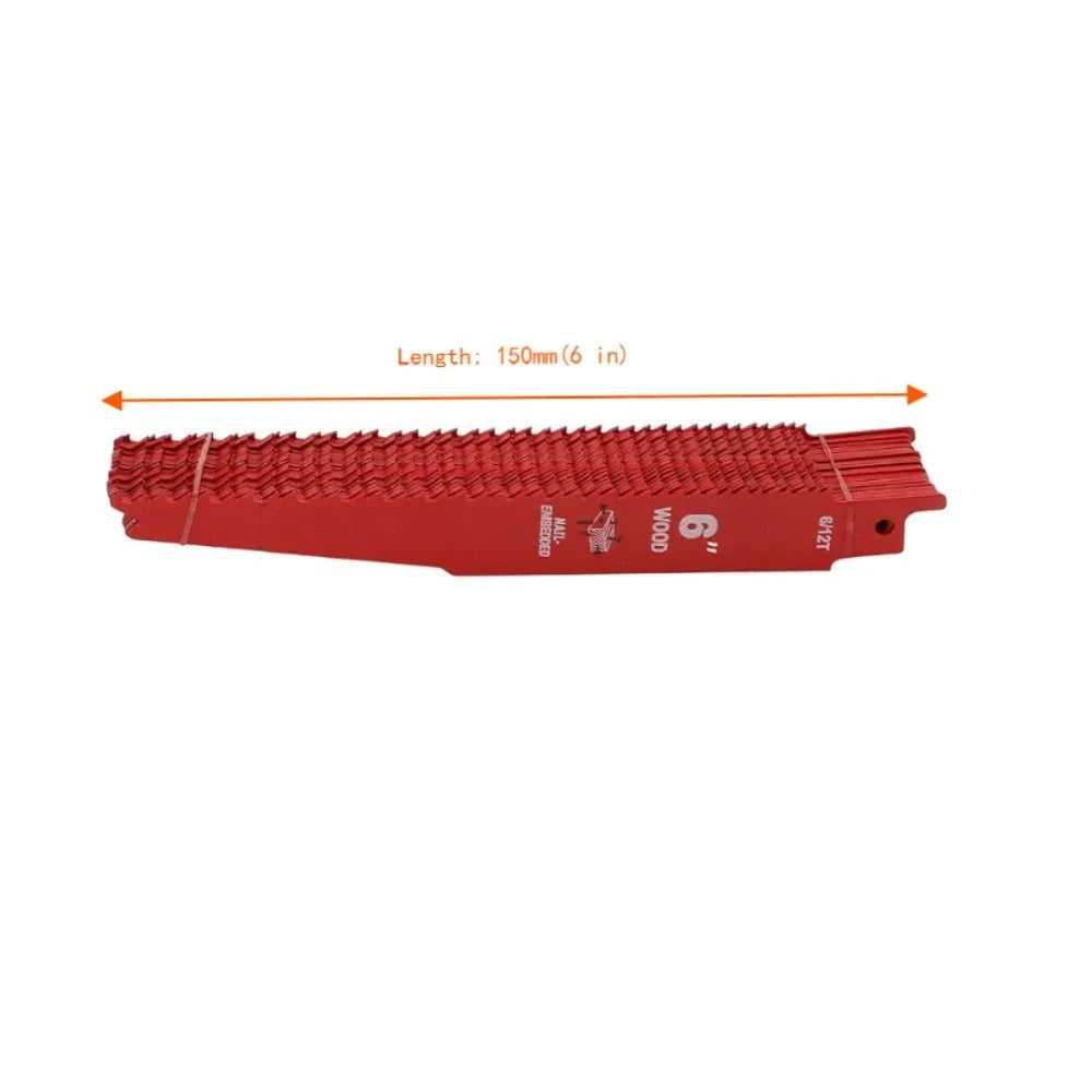 25-Pack Bi-Metal Reciprocating Saw Blades 6" 6/12 TPI Reciprocating Saw Blades Richie's