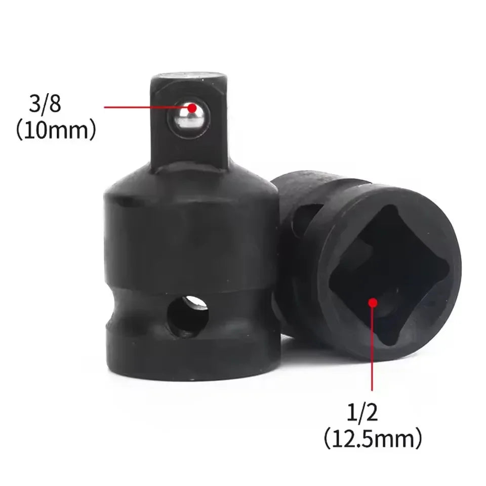 Impact Socket Drive Adapter 1/2 3/8 1/4 Chrome-Vanadium Steel Socket Drive Adapter Richie's 1-2 to 3-8