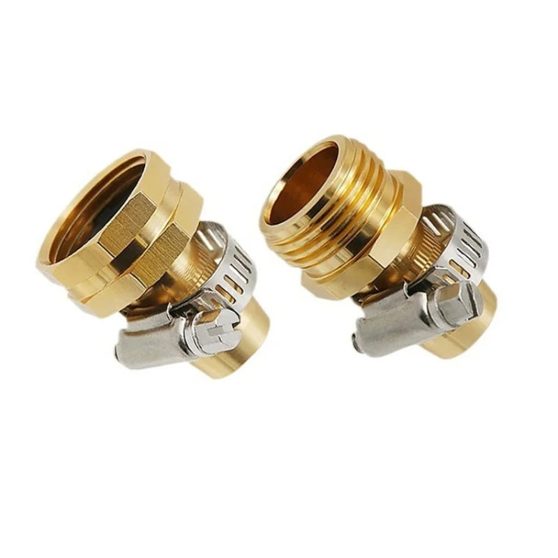 3/4 Inch Brass Garden Hose Repair Kit with Quick Connector Garden Hose Repair Kit Richie's 1set