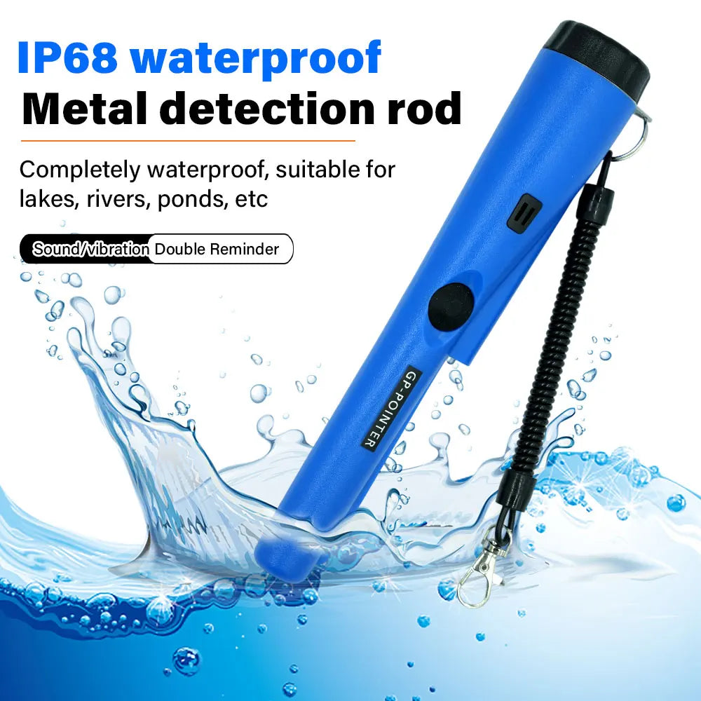 Handheld Metal Detector GP Pointer – Waterproof, LED, Treasure Hunt Handheld Metal Detector Richie's