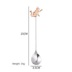 Cartoon Cat Coffee Spoon – Japanese Korean 304 Stainless Steel Decorative Spoon Richie's --4