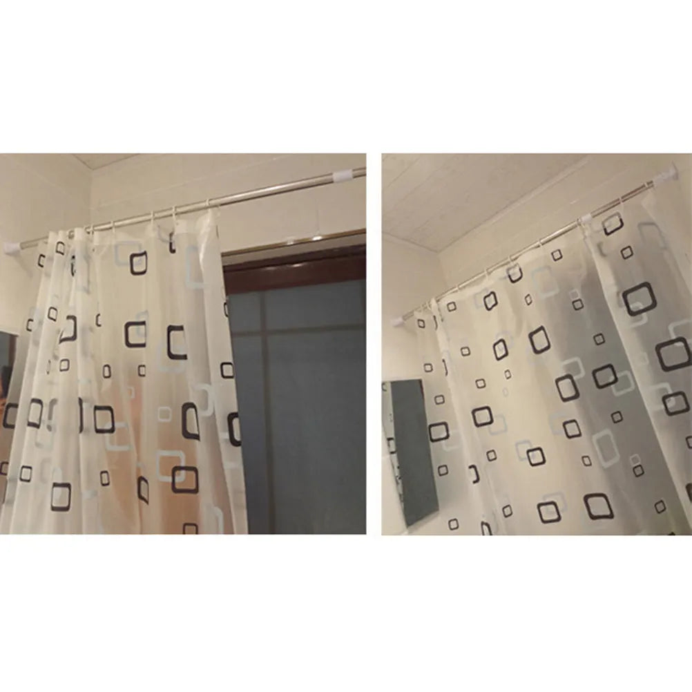 Telescopic Shower Curtain Rod 50–80cm Stainless Steel Tension Curtain Rod Richie's