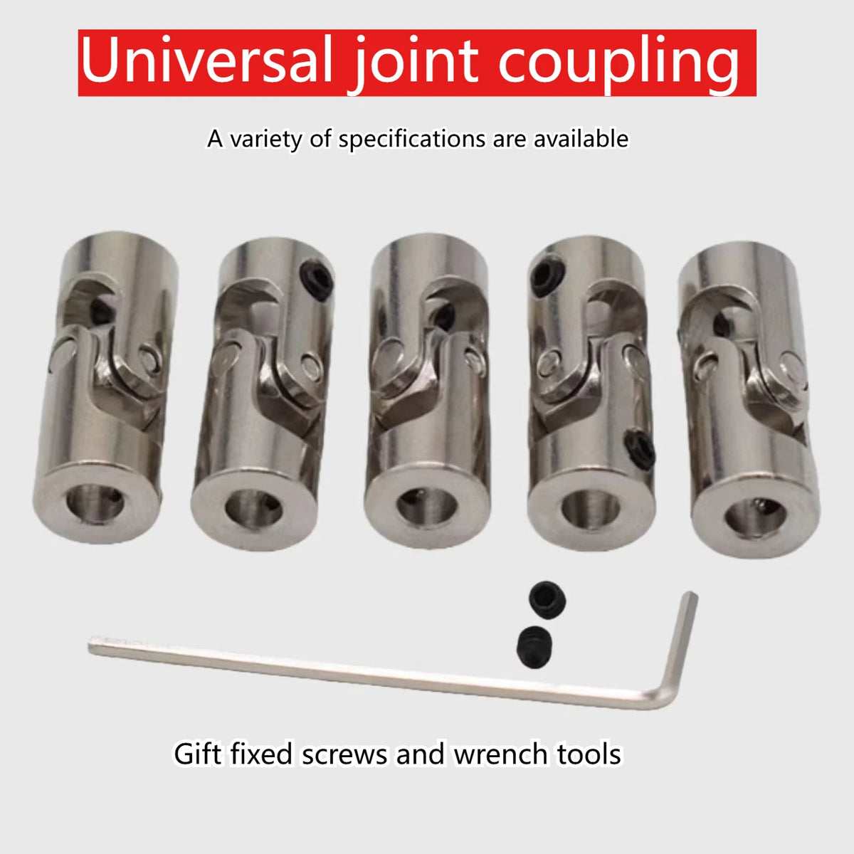 Metal Universal Joint Shaft Coupling Connector 2mm–12mm Shaft Coupling Connector Richie's
