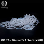 20PCS VMQ Silicone O-Ring Gaskets CS1.9mm OD 21–30mm Silicone O-Ring Gasket Richie's