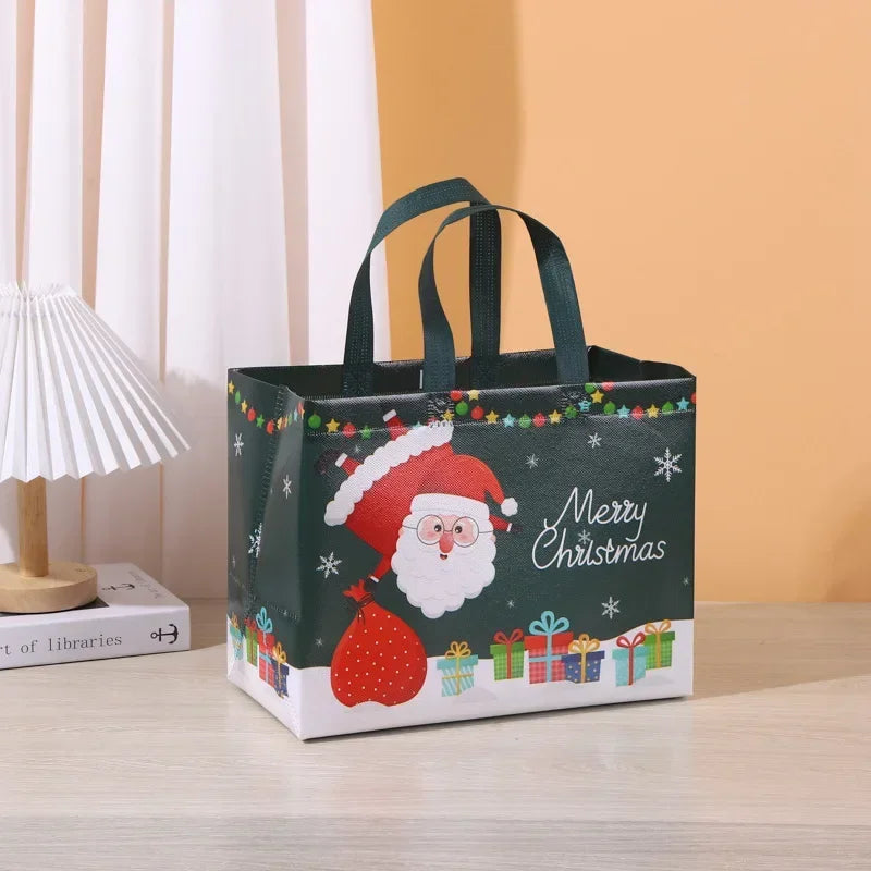 4-Pack Reusable Christmas Gift Tote Bags with Handles Christmas Gift Bags Richie's