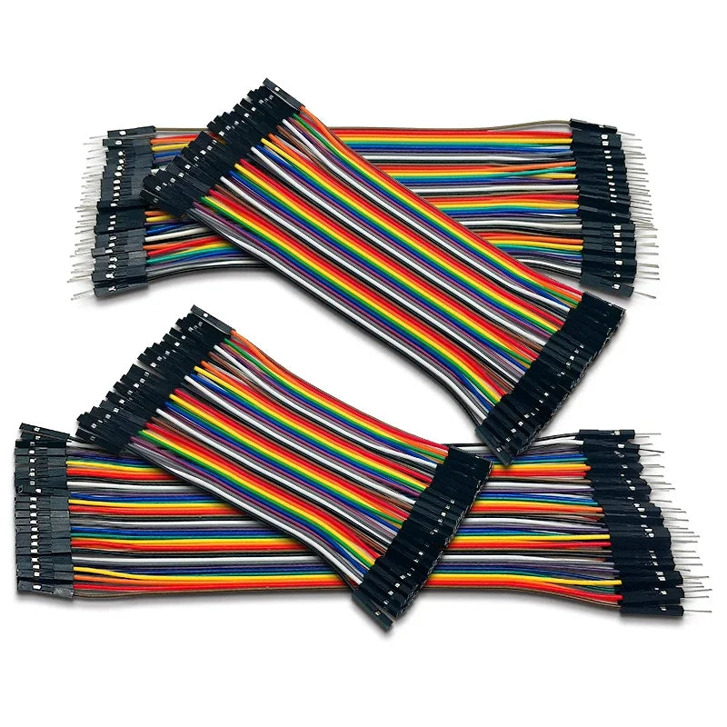 40PCS DuPont Jumper Wires M-M M-F F-F 10/20/30cm Arduino Cables Jumper Wire Set Richie's